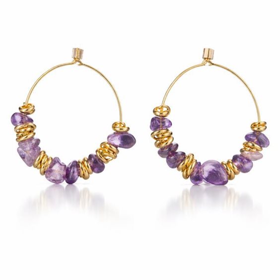 Orecchini Manu Bracelets and More Donna in Acciaio Corallo KOCEMA01-VIO - KOCEMA01-VIO